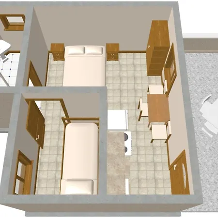 Seaside Secluded Lavdara, Dugi Otok - 435 Apartamento